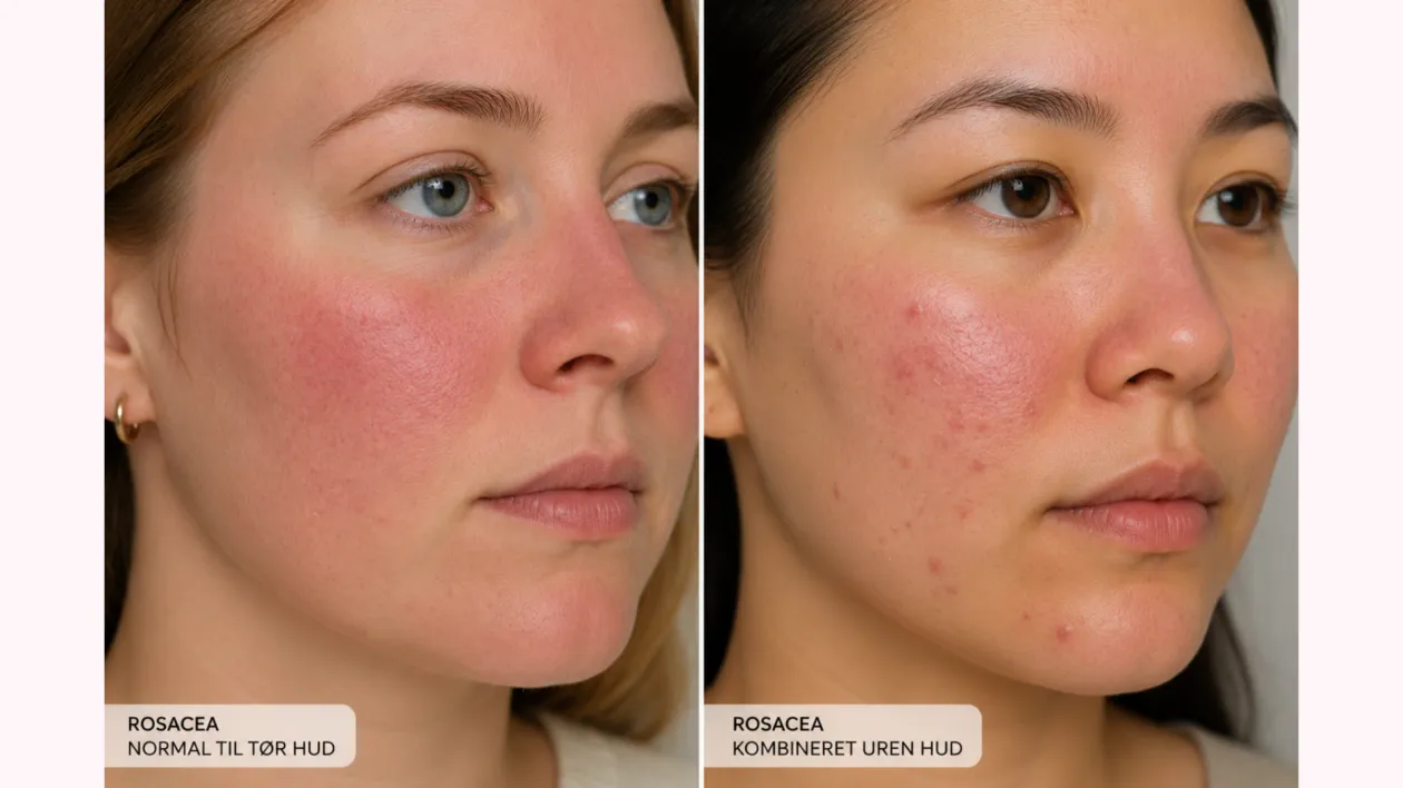 Rosacea tør uren hud