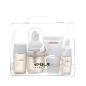 Heve Blue - Salmon Caring Centella Special Travel Kit Bag