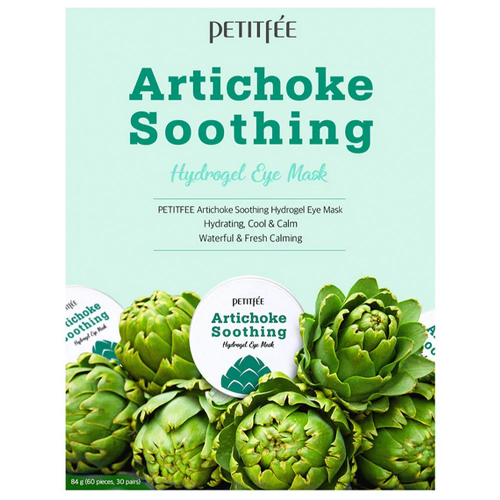 Petitfee artichoke soothing hydrogel eye mask 2 1000x1000