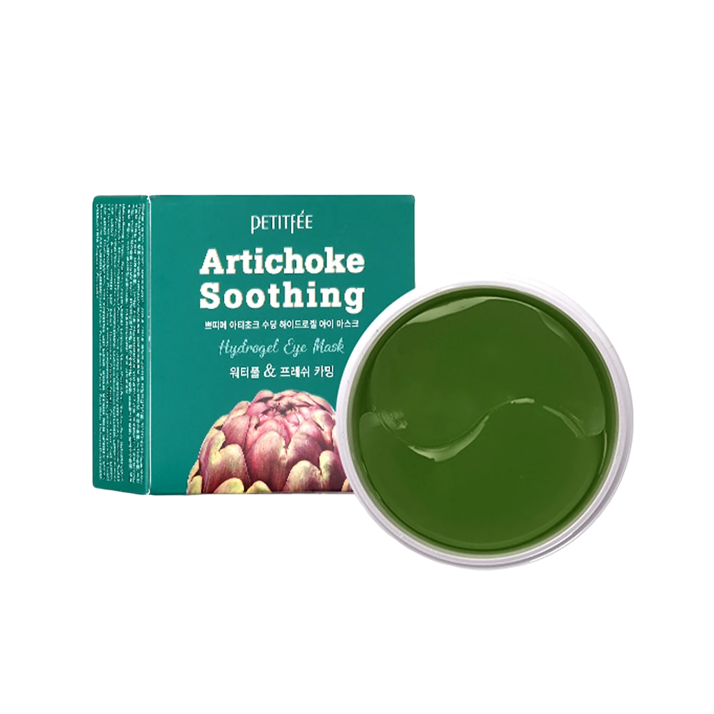 Petitfee artichoke soothing hydrogel eye mask 1000x1000