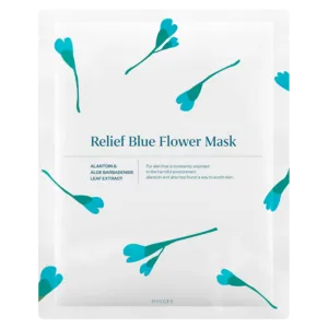 Hyggee - Relief Blue Flower Mask