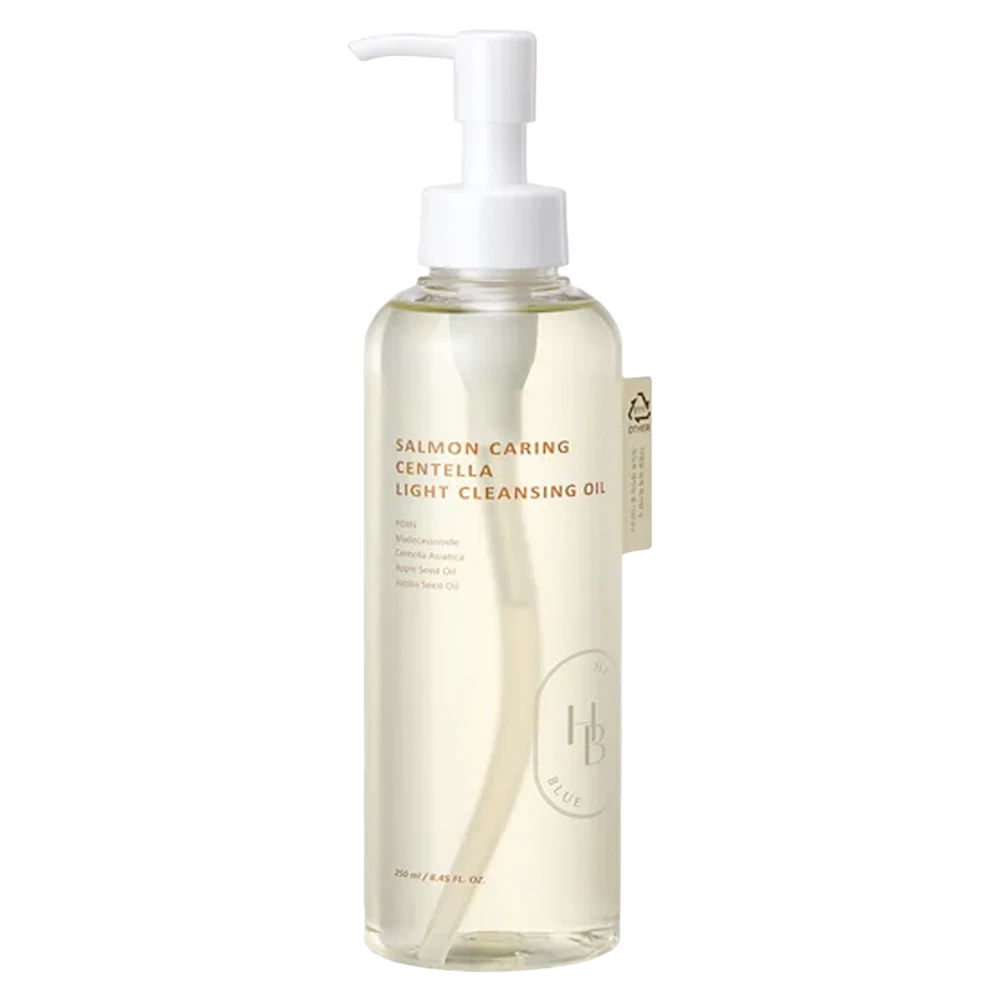 Heveblue salmon caring centella light cleansing oil 1000x1000