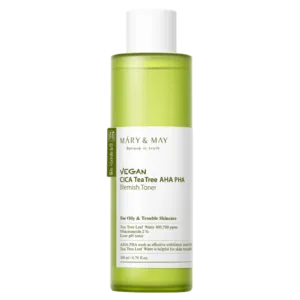 Mary & May | Vegan CICA Tea Tree AHA PHA Blemish Toner | Surisuri